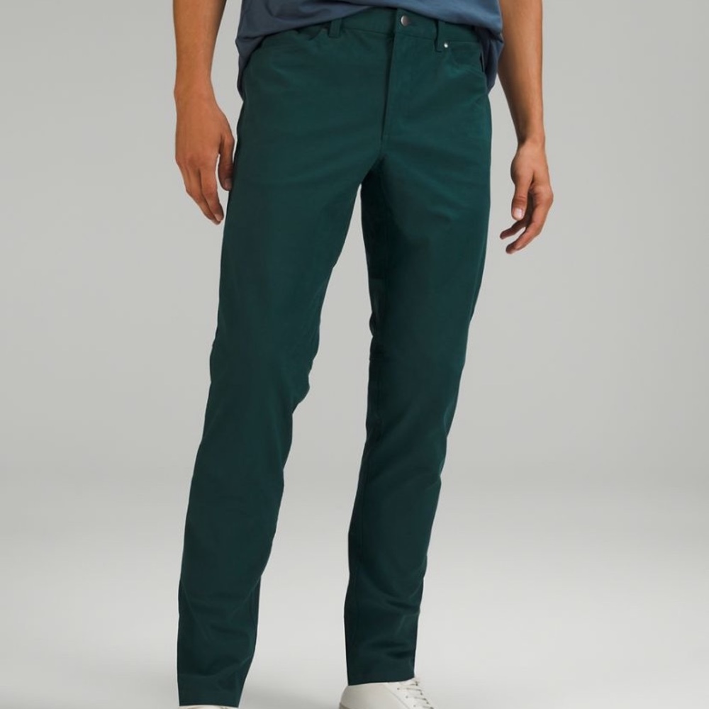 Lululemon ABC Pant Slim 34”L, Size 36, Green Jasper